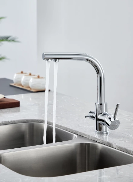 смеситель для кухни paulmark essen 213011-сr цвет хром