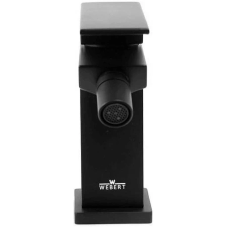 смеситель webert pegaso pe840102560 для биде, с донным клапаном, черный матовый