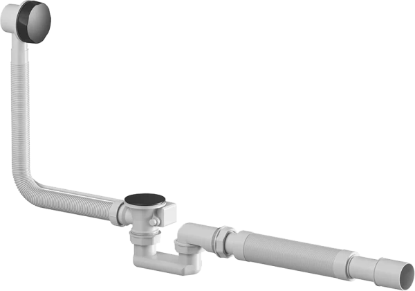 Слив-перелив AM.PM W90A-000-OflB полуавтомат Черный