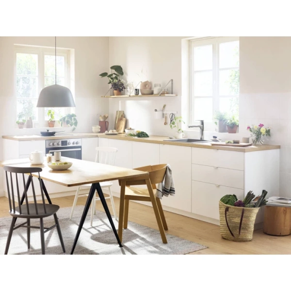 смеситель для кухни hansgrohe zesis m33 sbox lite 74804000, хром