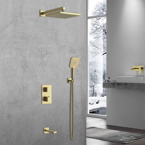 душевой комплект 255 мм vincea next vsfw-1n3tbg