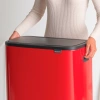 мусорное ведро 60л brabantia touch bin bo 223044