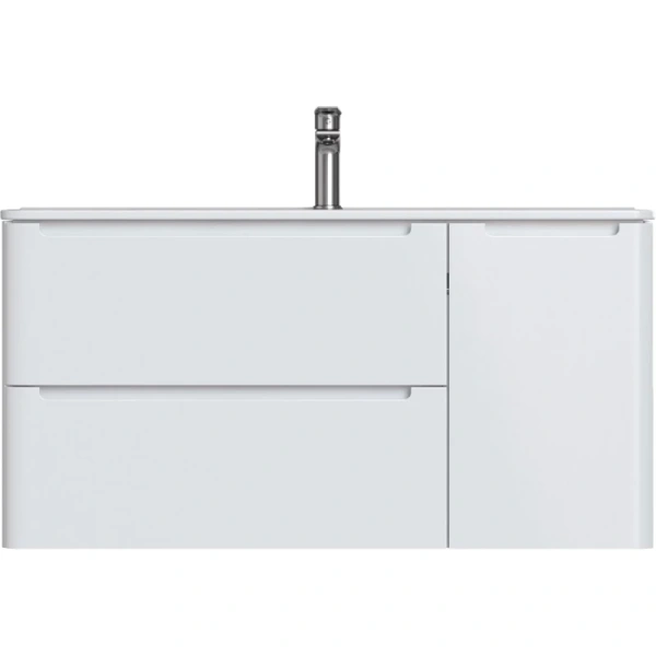 тумба с раковиной iddis edifice 100 подвесная белая edi10w1i95k