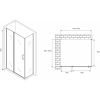 душевой уголок 120x100 см abber sonnenstrand ag04120s-s100 прозрачное