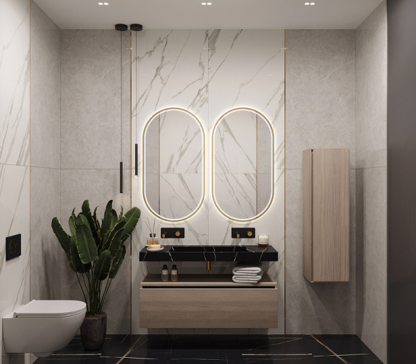 зеркало boheme armadi art vallessi 60 568-g-mdf с подсветкой золото