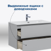 тумба под раковину aquanet алвита new 00303922 90x45.7 см, серый