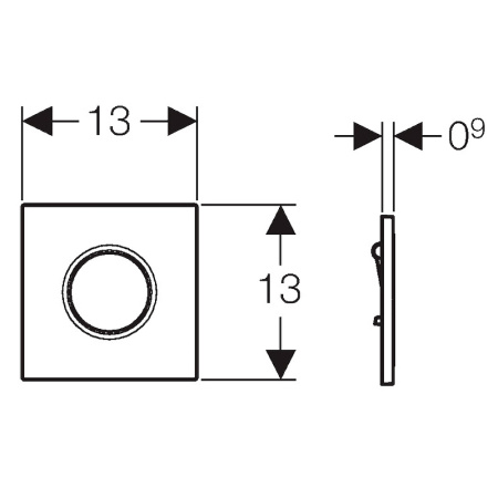клавиша смыва geberit sigma 116.035.sn.1 нержавеющая сталь клавиша смыва geberit sigma 116.035.sn.1 нержавеющая сталь