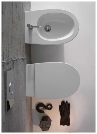 унитаз globo 4all mds03bi подвесной, безободковый, без сиденья, 54x36 см, белый