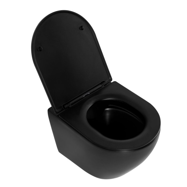 унитаз подвесной безободковый belbagno colorato bb062chr-mb, без сиденья, цвет черный. унитаз подвесной безободковый belbagno colorato bb062chr-mb, без сиденья, цвет черный.