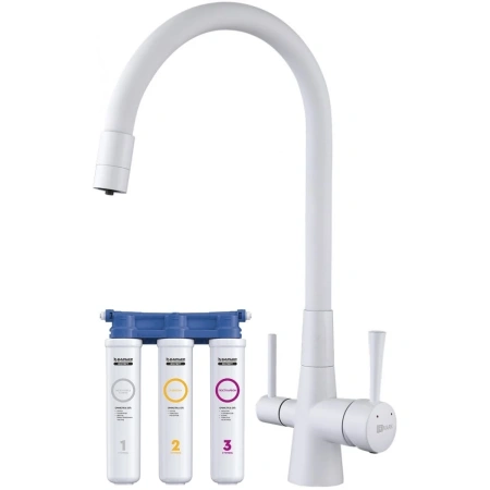 Смеситель для кухни с фильтром Lemark Comfort LM3075W + H851P00