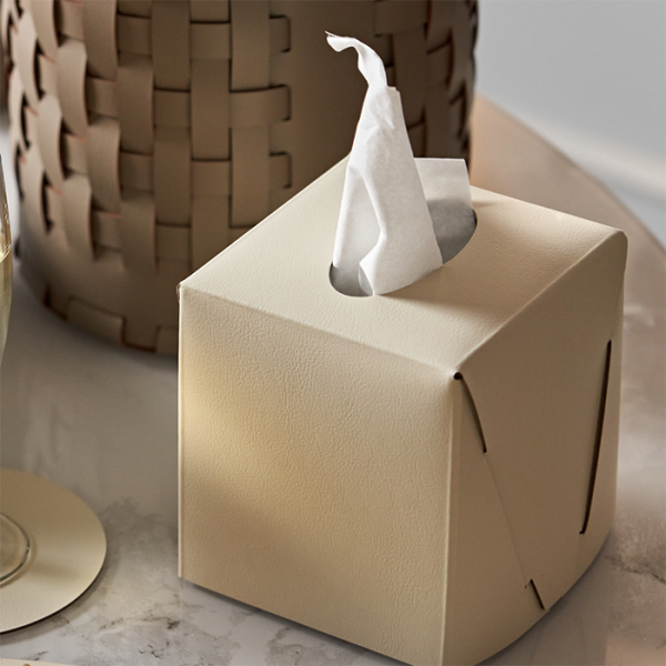 Корзина ADJ Bottega 1525.04/06 круглая, Ø20xH25 см, капучино/шоколад