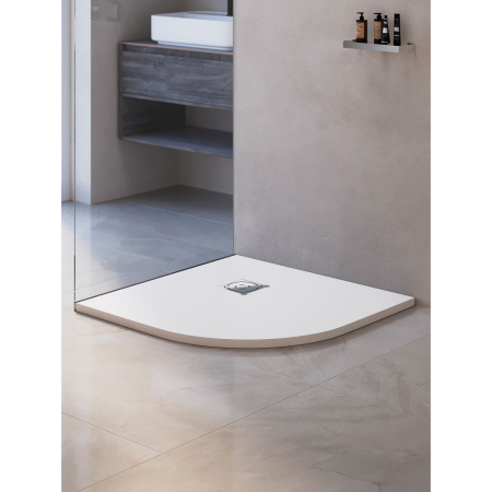 душевой поддон из искусственного камня rgw stone st/r-w 100×100 16153100-01 белый