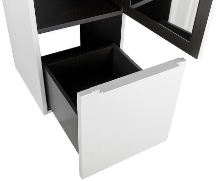 шкаф пенал cezares premium 35 55501 подвесной bianco opaco