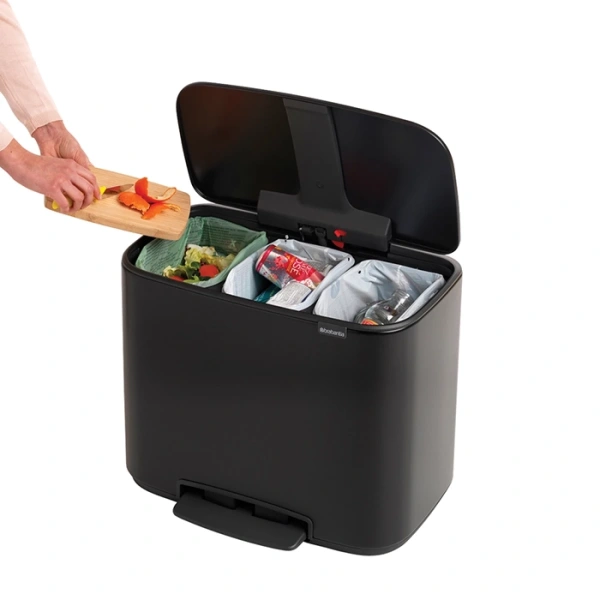Мусорное ведро Brabantia Pedal Bin Bo Pedal Bin 121104 11 + 11 + 11 л