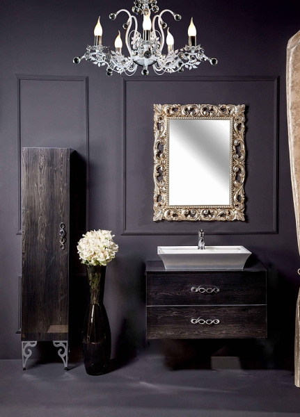 тумба под раковину boheme armadi art neoart 80 831-080-bw подвесная black wood
