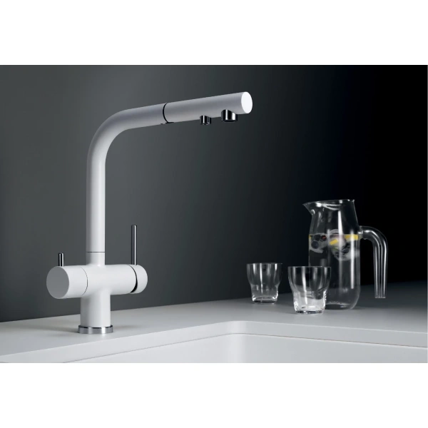 смеситель blanco fontas-s ii silgranit 525207 для кухни, с подключением к фильтру, цвет темная скала