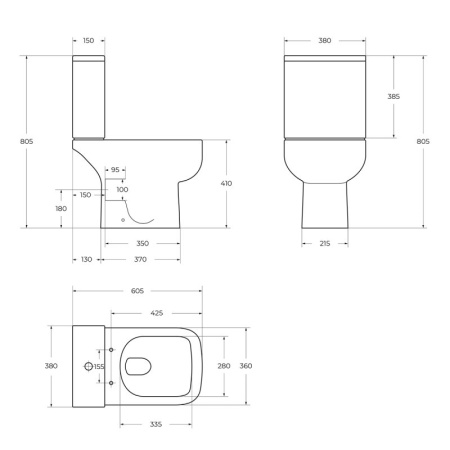бачок для унитаза belbagno aurora bb8604t