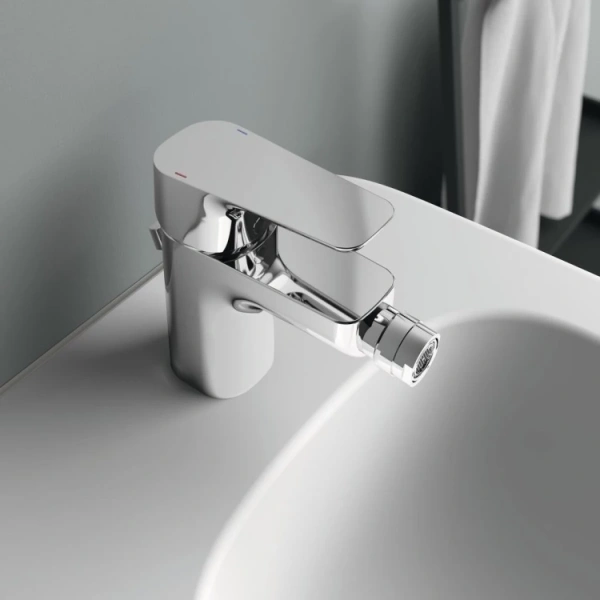 смеситель ideal standard ceraplan iii bc626aa для биде, с донным клапаном, хром