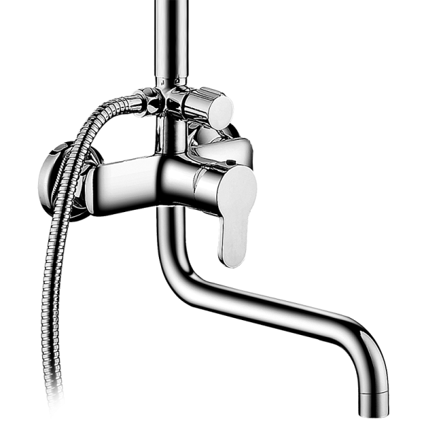 душевая система elghansa shower set 2306683-2c (set-20) цвет хром