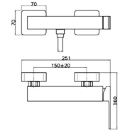 смеситель для душа webert pegaso pe870102560 черный матовый
