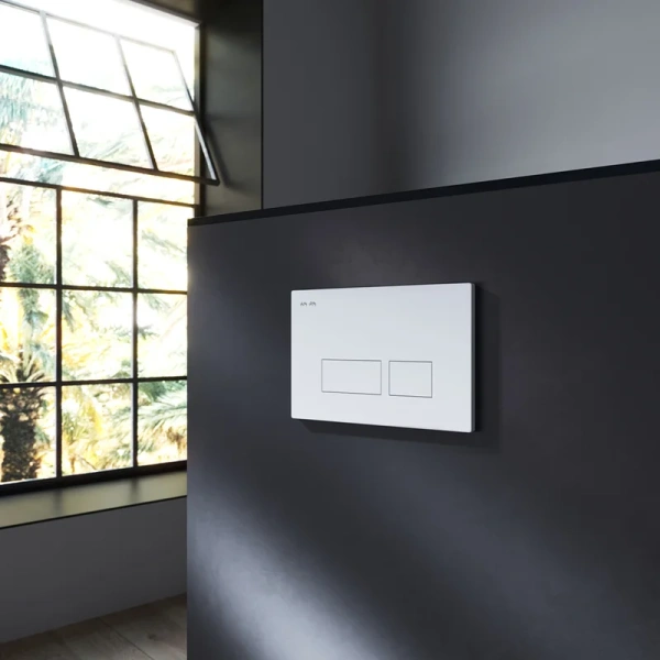 кнопка для инсталляции am.pm pro s i047001 цвет белый глянцевая