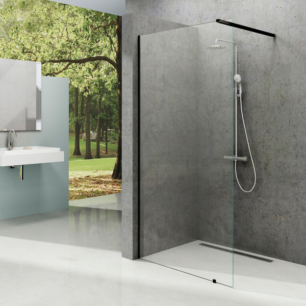 кронштейн для душевого ограждения ravak walk-in w set gwd010003017 черный