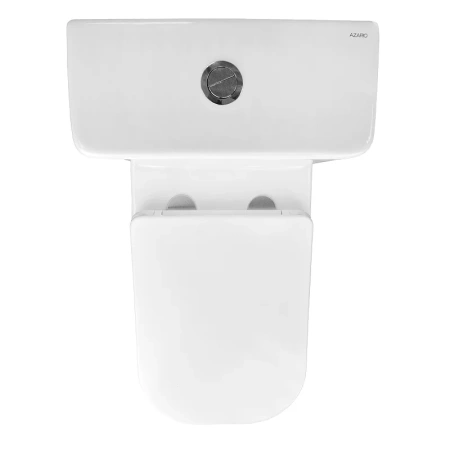 унитаз компакт azario fretta square az-5121 напольный, безободковый, с бачком и сиденьем микролифт, 65х34х79 см, белый