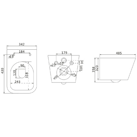 унитаз lemark florex 9614001 подвесной белый глянец с сиденьем микролифт