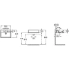 раковина 60x44 см roca diverta 32711g000