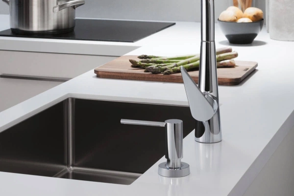 смеситель для кухни hansgrohe talis select m51 73853000, хром