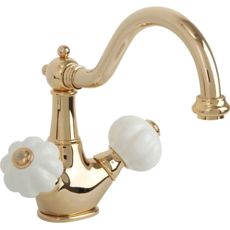 Смеситель для раковины Migliore Olivia 19024 золото