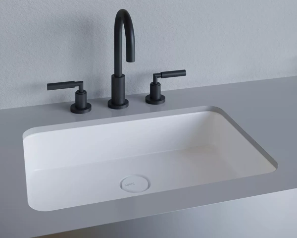 раковина встраиваемая salini marea 09 1802209mrf в цвете по ral