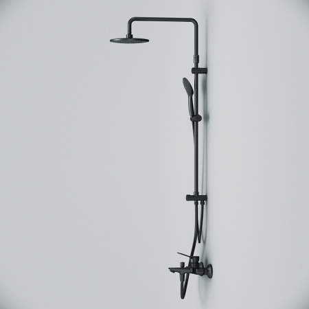 душевая система am.pm x-joy f42885a14 черная душевая система am.pm x-joy f42885a14 черная