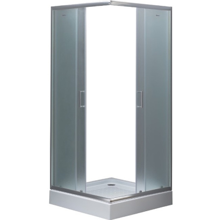 душевой уголок aquanet se-800s 80×80, узорчатое стекло