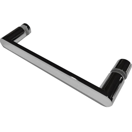 душевая дверь abber sonnenstrand 120 ag04120ms профиль хром, стекло матовое