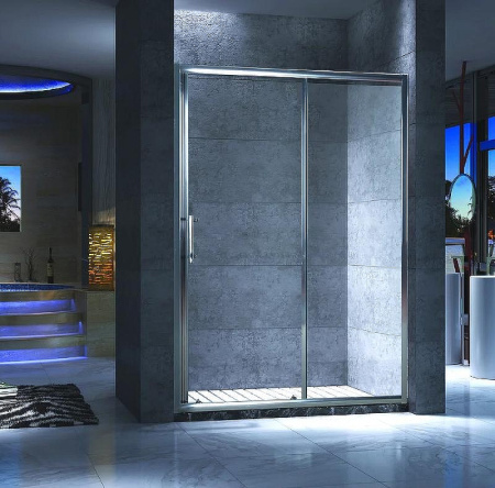 дверь для душевой кабины в нишу esbano esdn100dk 100×195 l/r без поддона