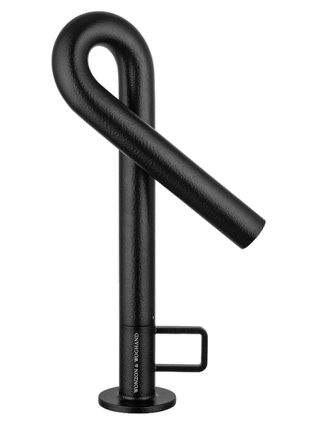 смеситель для раковины wonzon & woghand loop ww-111-00-508 черный матовый