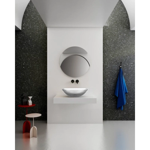 раковина 54x36 см abber kristall at2809perle