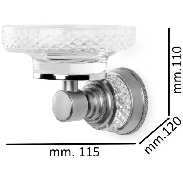 Мыльница Boheme Aura 10243-CR chrome