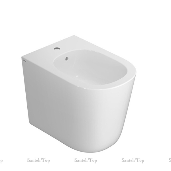 биде напольное globo lalita lt009bi 36х54 см, белый глянцевый