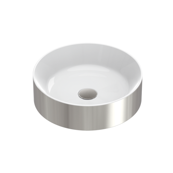 раковина catalano zero 45 0123450041 белый-серебро