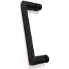 душевой уголок 160x50 см abber schwarzer diamant ag30160b-s50b прозрачное