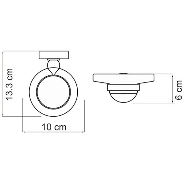 Мыльница WasserKRAFT Nau K-7729 цвет хром