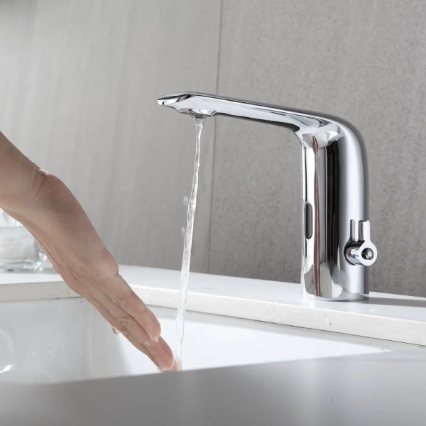 смеситель для раковины бесконтактный без донного клапана cezares vague-els-01-w0