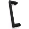 душевой уголок 140x60 см abber schwarzer diamant ag30140b-s60b-s60b прозрачное