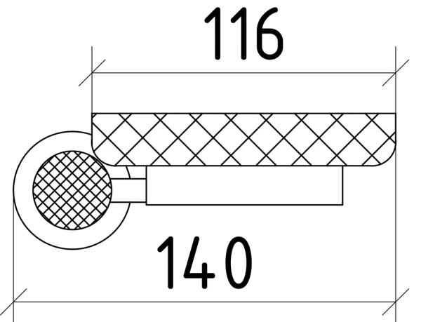 Мыльница Boheme Royal Cristal Black Br подвесная, бронза