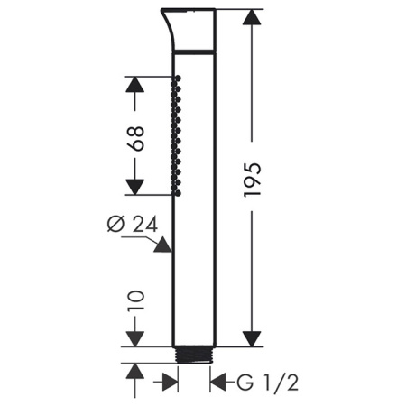 душевая лейка axor starck organic 12680000
