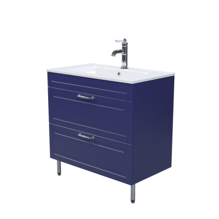Тумба напольная с умывальником 80 см IDDIS Oxford OXF80N0i95K, цвет синий Тумба напольная с умывальником 80 см IDDIS Oxford OXF80N0i95K, цвет синий