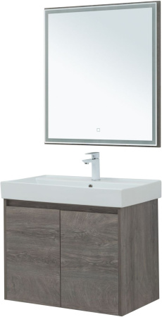 мебель для ванной aquanet nova lite 75 дуб рошелье (2 дверцы)