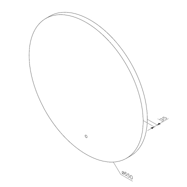 зеркало am.pm x-joy 65 m85mox40651s с подсветкой с ик-сенсорным выключателем